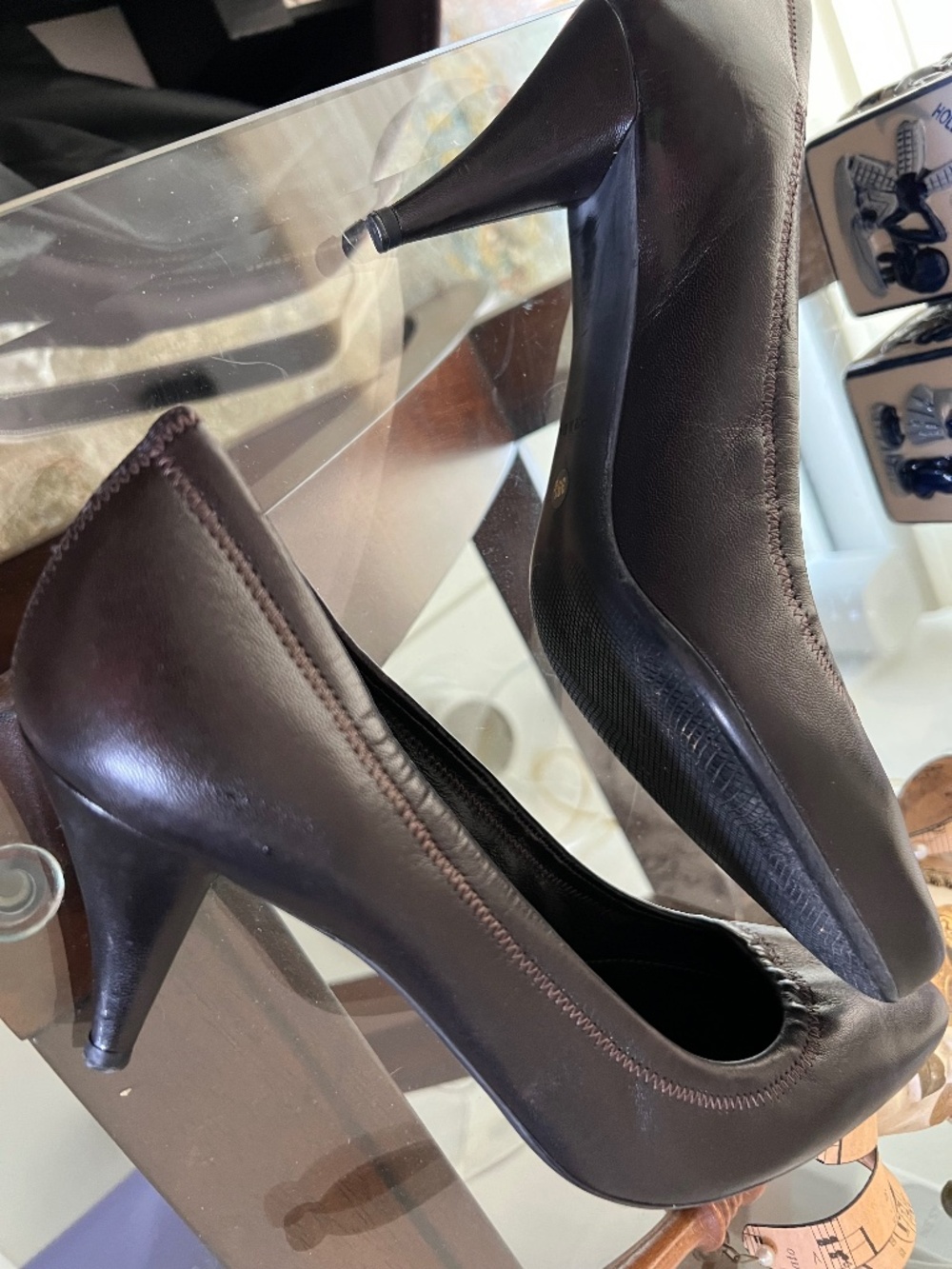 Prada pumps with comfy heels